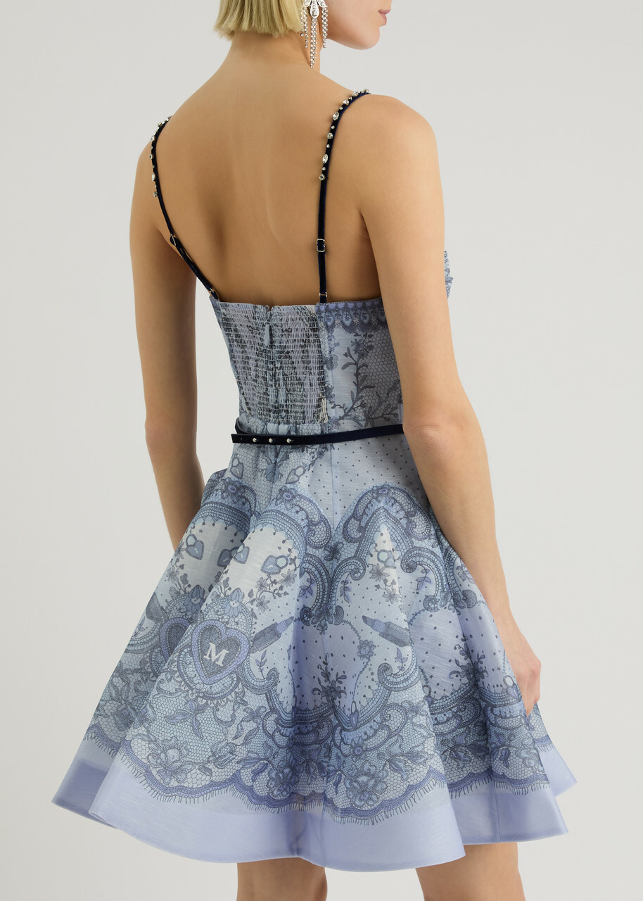 ZIMMERMANN リネン フローラルプリント ミニラップドレス Zimmermann Lyrical floral linen minidress Zimmermann