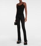 Petar Petrov Taro ribbed-knit silk tank top