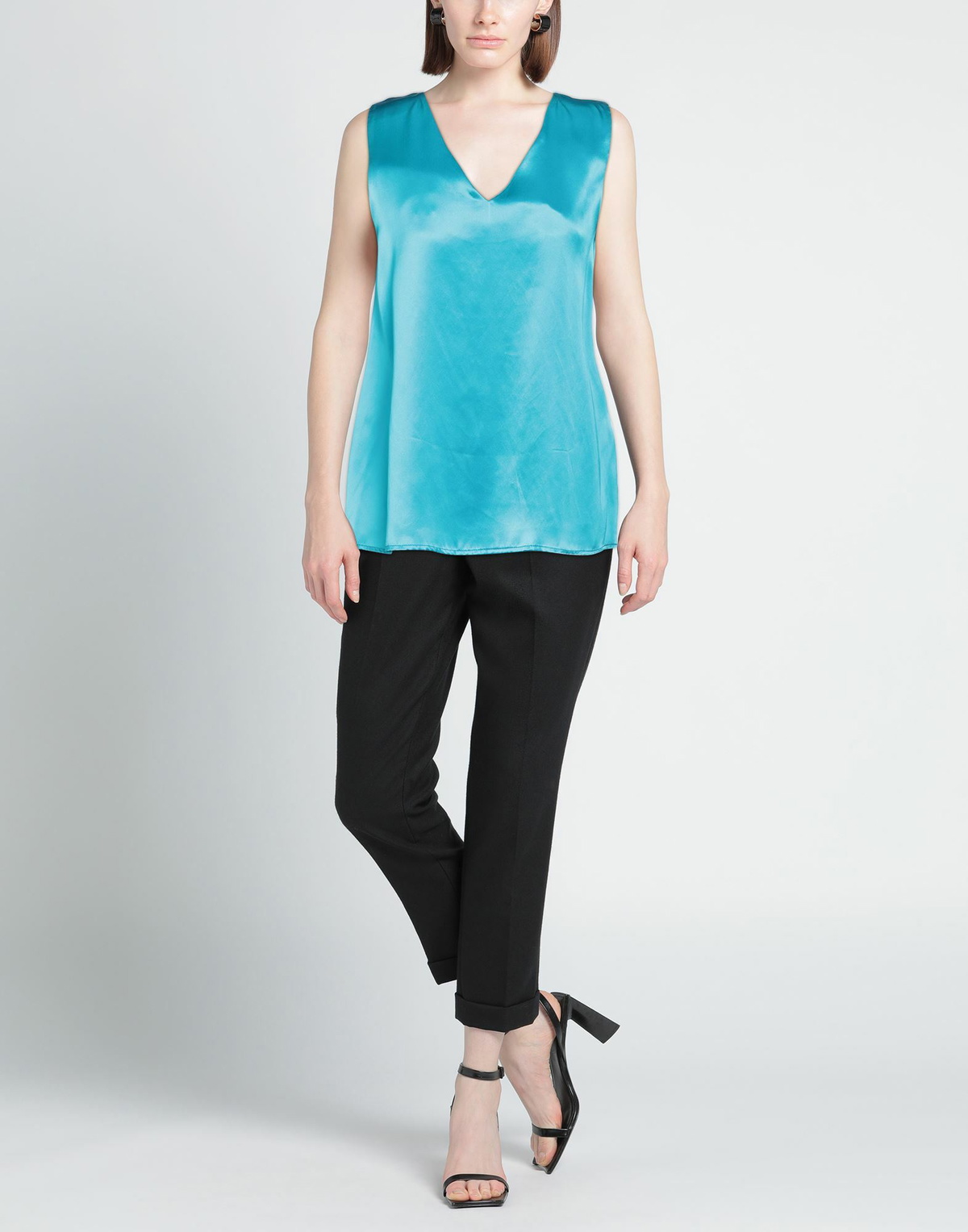 Manila Grace Womens Top Azure