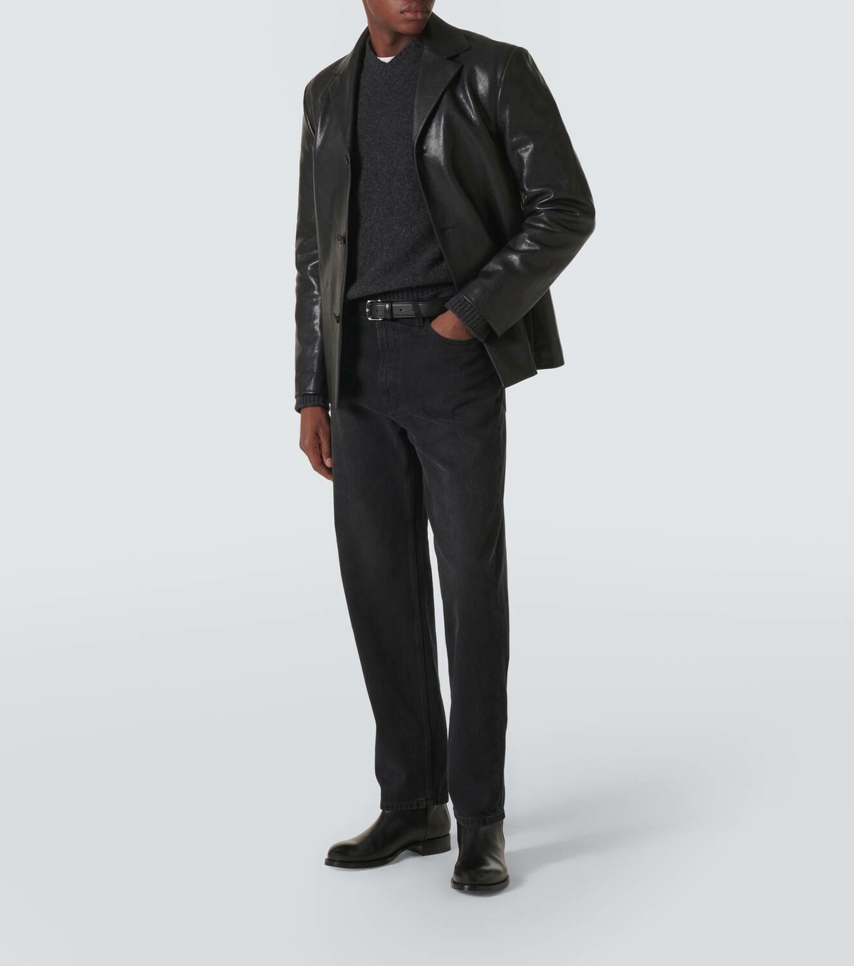 the row BRODIE JACKET ラム　レザージャケット The Row Brodie leather jacket The Row