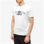 Versace Men's Greek Band Logo T-Shirt in White/Black