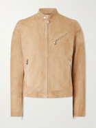 Dolce&Gabbana - Slim-Fit Suede Jacket - Brown
