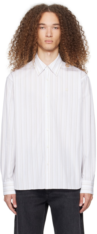 Photo: Acne Studios White Button-Up Shirt