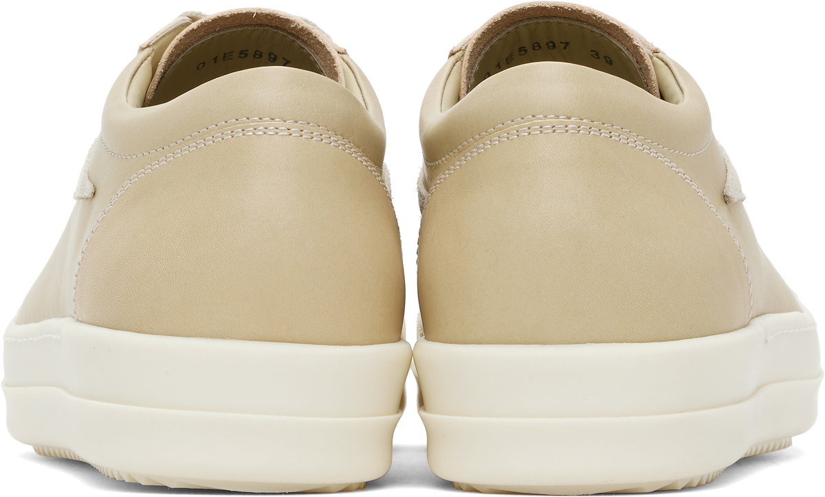 【Rick Owens DRKSHDW】ベージュ Hollywood Vintage High Sneaks DRKSHDW - SHOES - Rick Owens