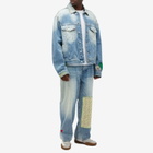 Nahmias Men's Playground Upcycled Denim Jacket in Light Wash