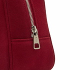 DUNST Women's Suede Boston Bag in Red 
