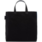 Comme des Garcons Homme Black and Blue Panelled Tote