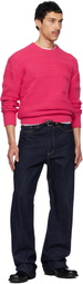 Paul Smith Pink Textured Cotton Sweater