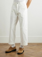 Neighborhood - BW Straight-Leg Cotton-Canvas Trousers - White