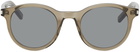 Saint Laurent Brown SL 342 Round Sunglasses