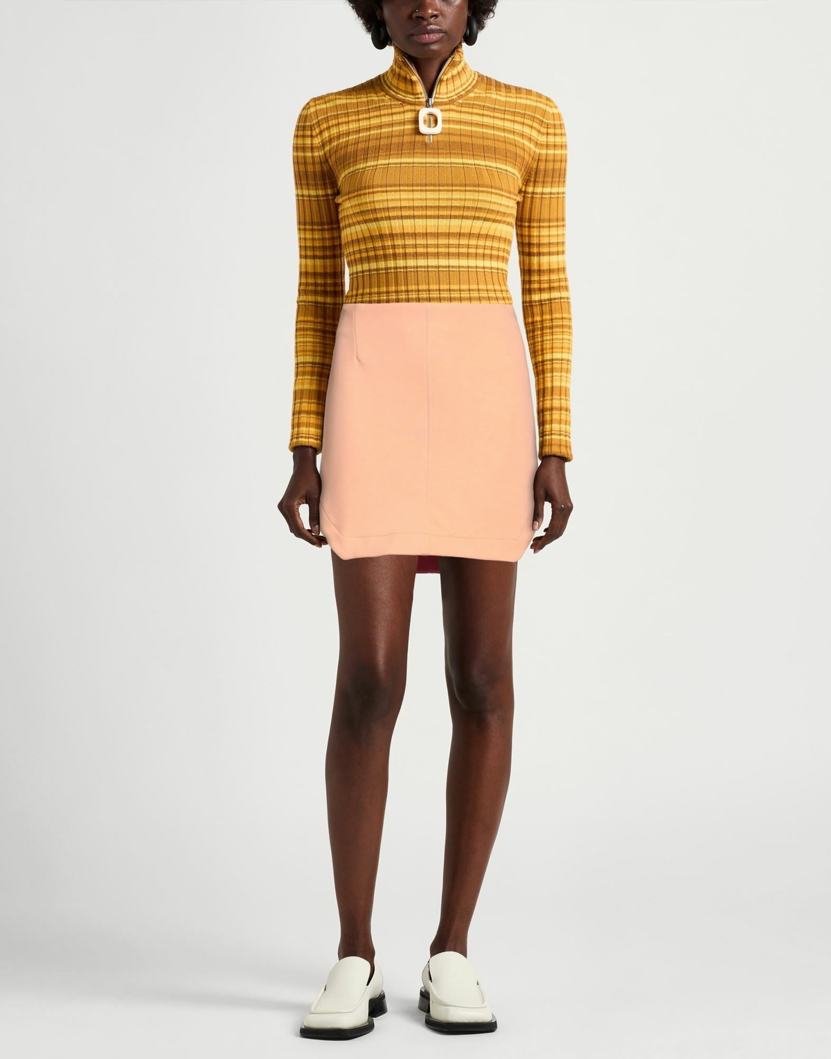 Jijil Womens Mini skirt Apricot