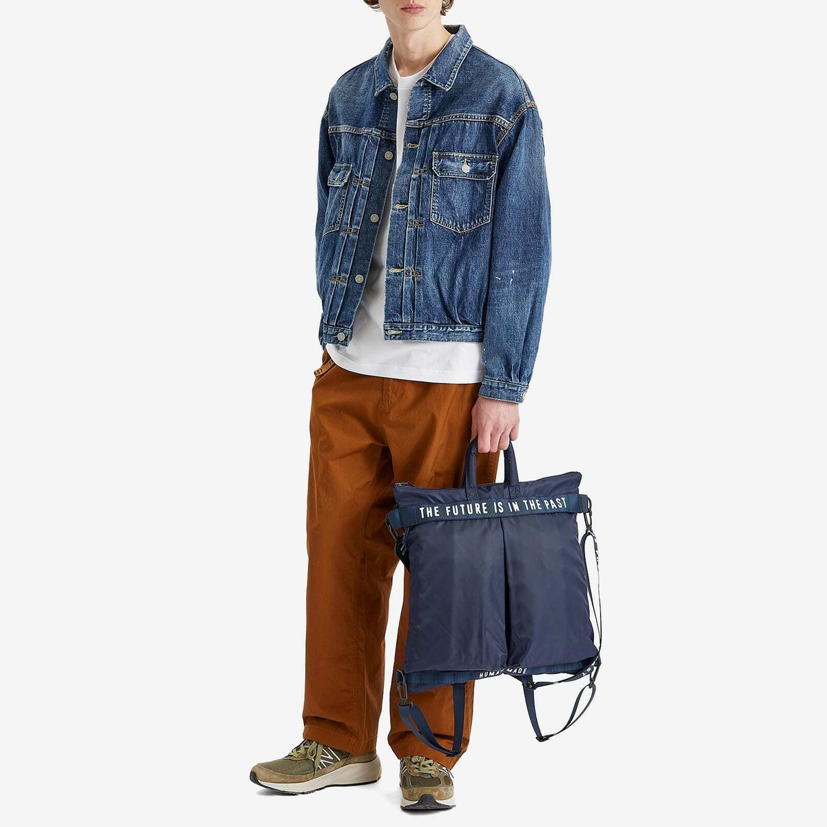 Human Made Men's Helmet Bag in Navy Human Made