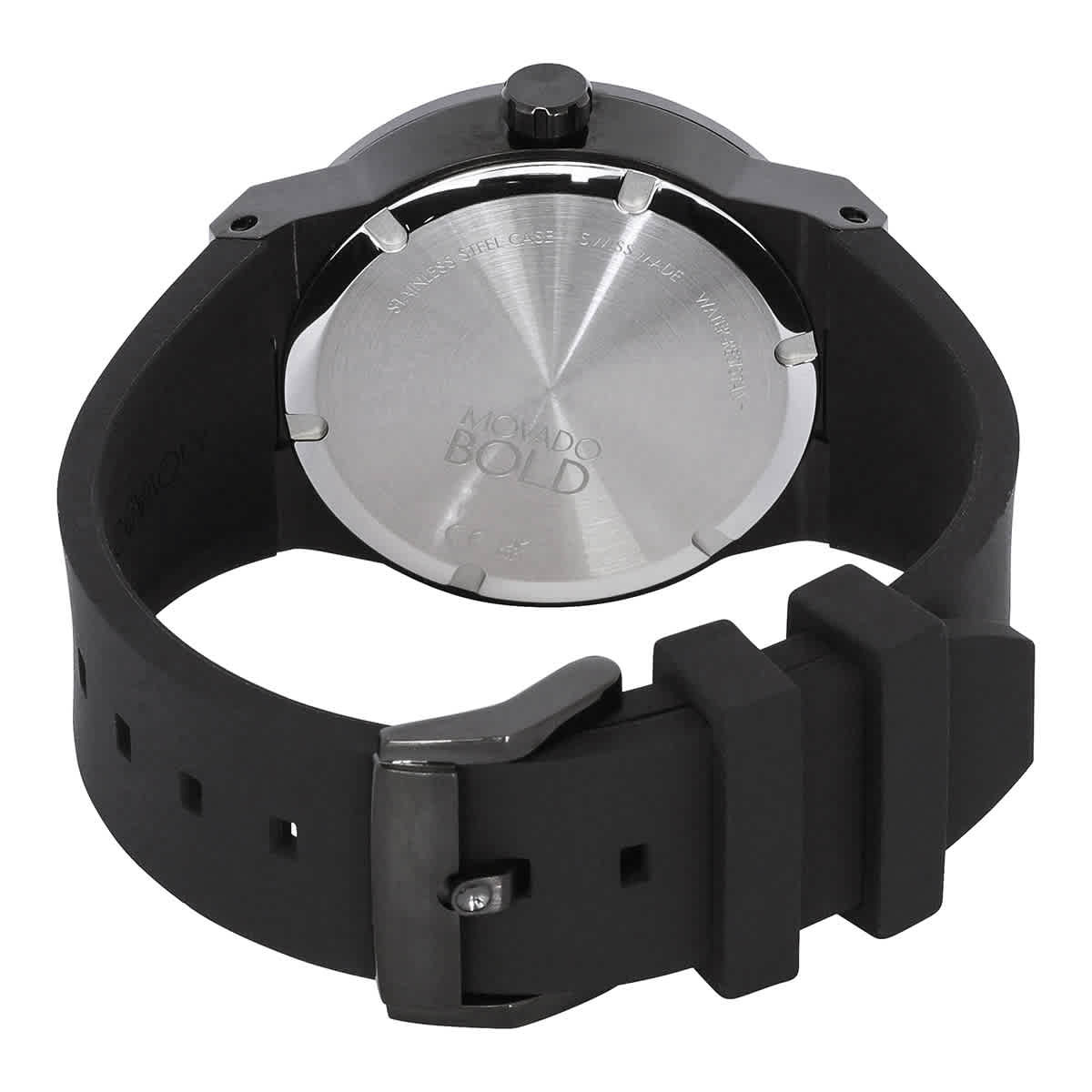 Movado Bold Fusion Quartz Black Dial Mens Watch 3600849
