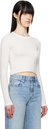 SLVRLAKE Off-White Baby Long Sleeve T-shirt