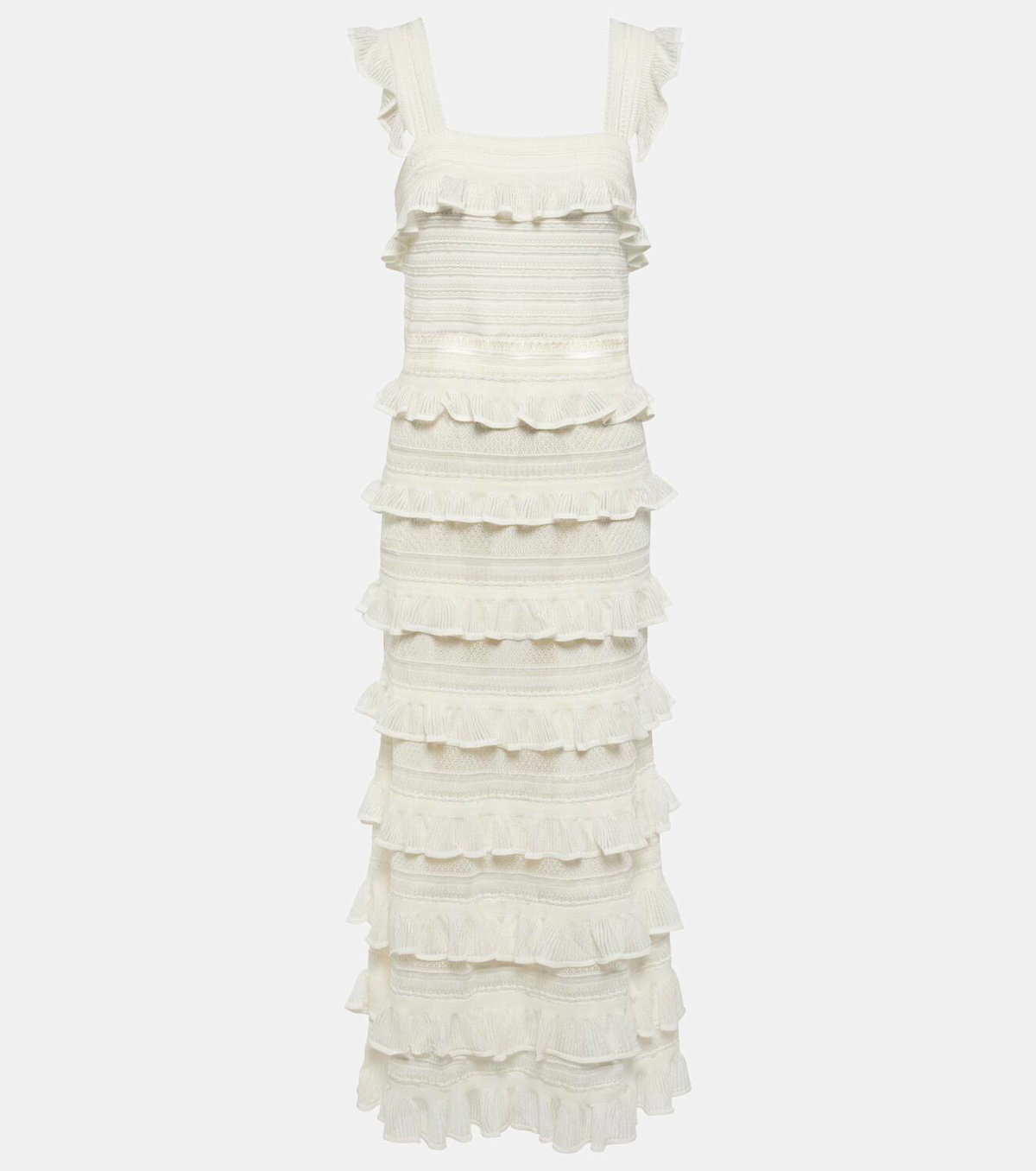 Zimmermann Natura ruffled midi dress