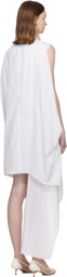 JACQUEMUS White 'The Traversin' Minidress
