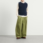 YMC Men's Curtis Shirt in Natural Stripe