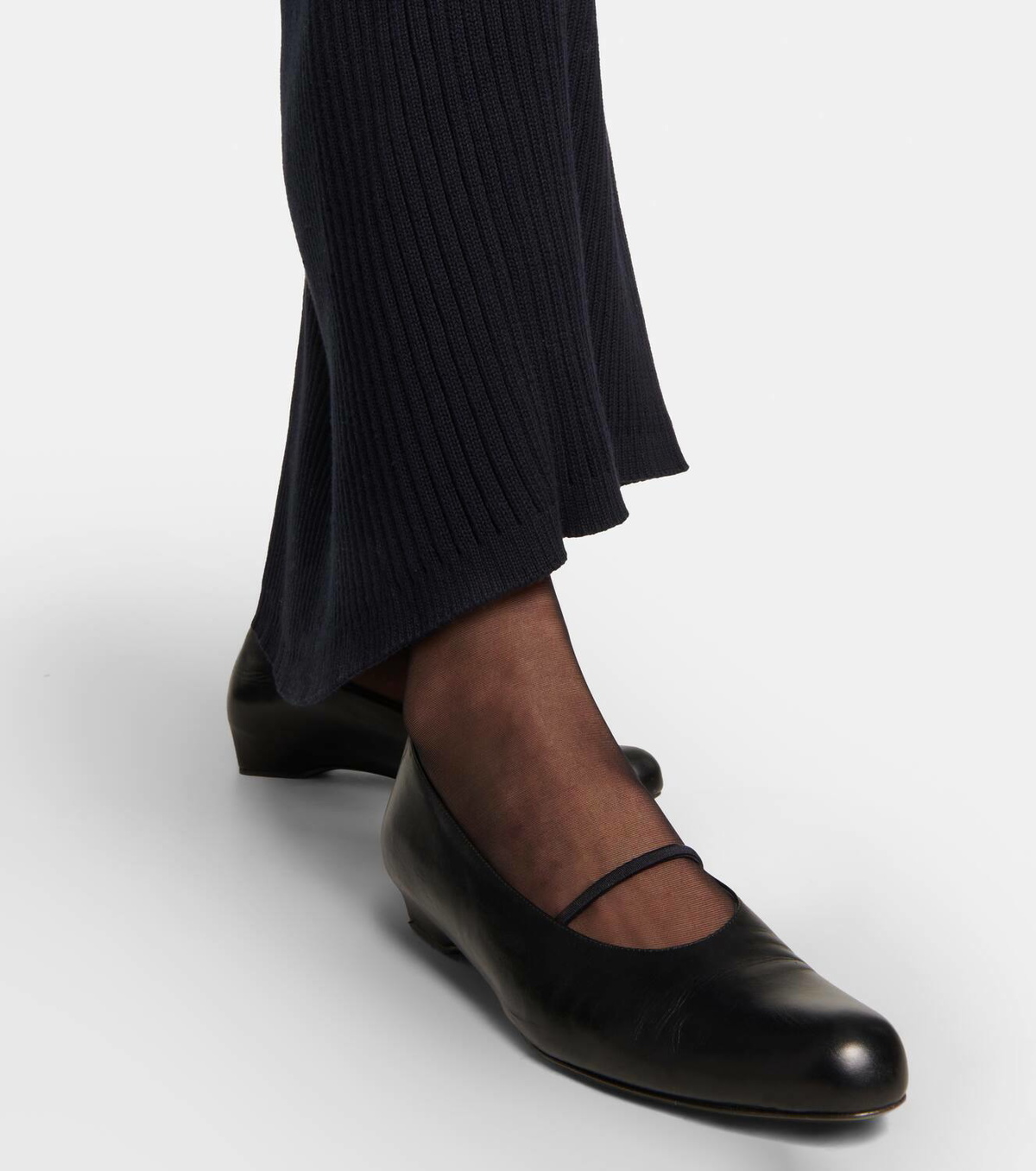 The Row Marion leather ballet flats The Row