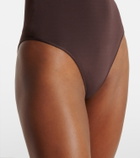 Zimmermann Luna halterneck open-back bodysuit