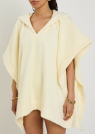 Lisa Marie Fernandez Hooded Terry Beach Poncho Cream