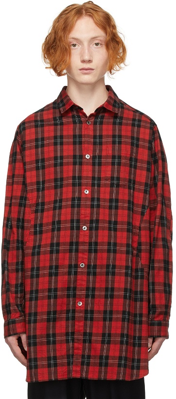 Photo: Undercoverism Red Long Check Shirt