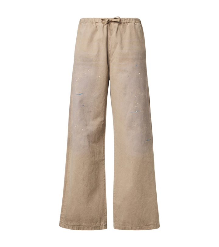 Photo: Acne Studios Cotton twill wide-leg pants