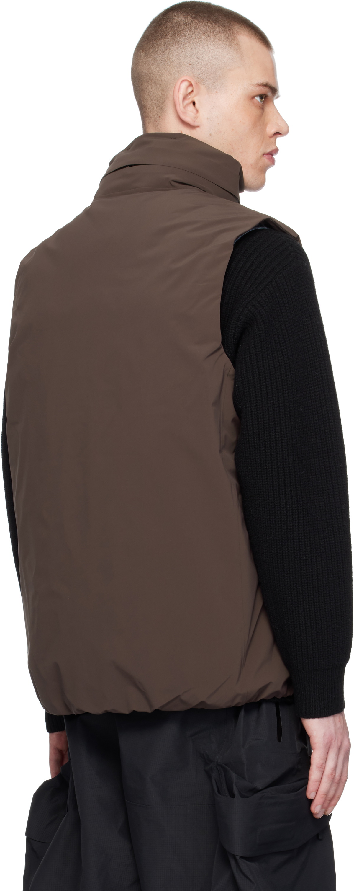 Descente ALLTERRAIN Brown Mizusawa Invisible INV-08 Down Vest