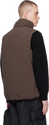 Descente ALLTERRAIN Brown Mizusawa Invisible INV-08 Down Vest