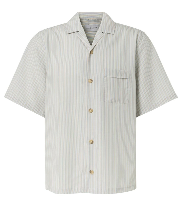 Photo: King & Tuckfield Striped bowling shirt
