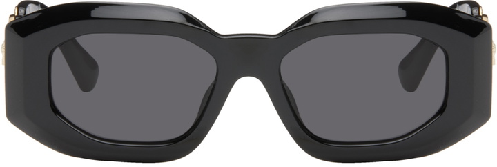 Photo: Versace Black Maxi Medusa Biggie Sunglasses