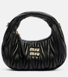 Miu Miu Wander Mini matelassé leather tote bag