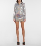 Dodo Bar Or Crystal-embellished miniskirt