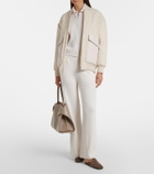 Eleventy Wool and cashmere polo shirt