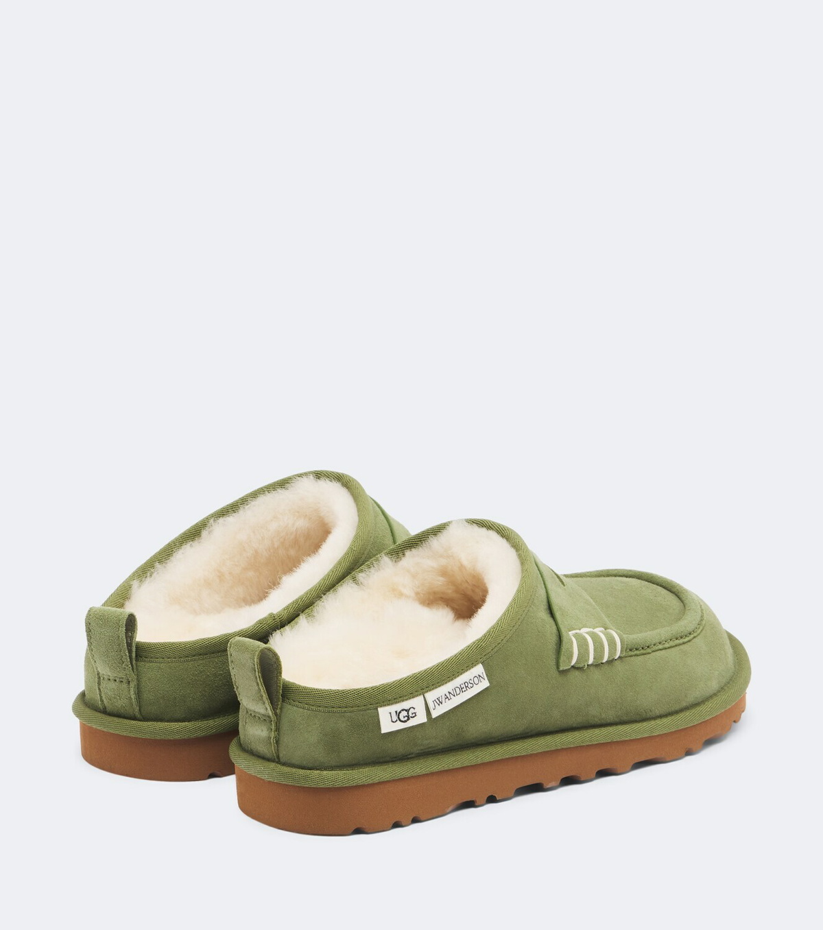 JW Anderson x UGG shearling-lined suede mules