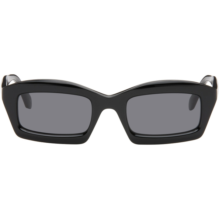 Photo: ALAÏA Black Rectangular Sunglasses