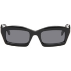 ALAÏA Black Rectangular Sunglasses