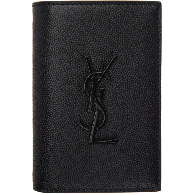 Photo: Saint Laurent Black Monogram Credit Card Wallet