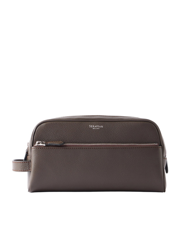 Photo: Serapian - Full-Grain Leather Wash Bag