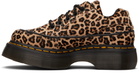 Dr. Martens Tan Buzz 5-Eye Leopard Derbys