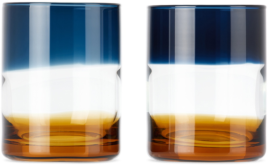The Conran Shop Blue & Orange Ombre Tumbler Set