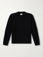 Aimé Leon Dore - Textured Cotton-Blend Sweater - Black