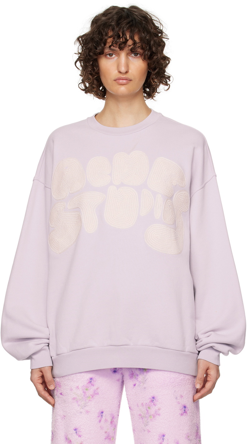 Acne studios purple on sale sweatshirt