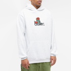 Butter Goods Men's Windflower Embroidered Logo Hoody in Ash Grey