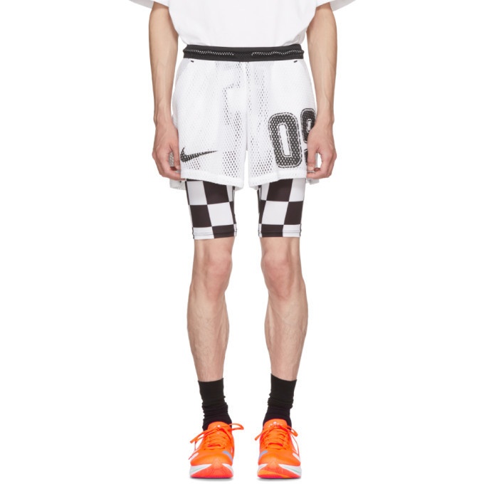 Photo: NikeLab White Off-White Edition M NRG Carbon Away Shorts