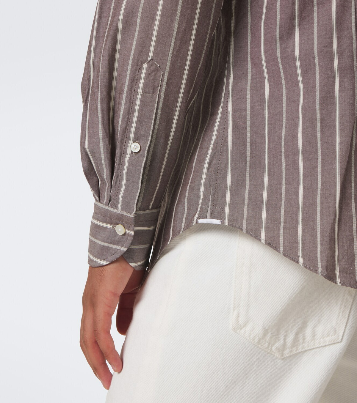 Slowear Striped cotton shirt