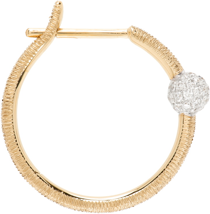 Photo: Rainbow K Gold Ball Single Earring