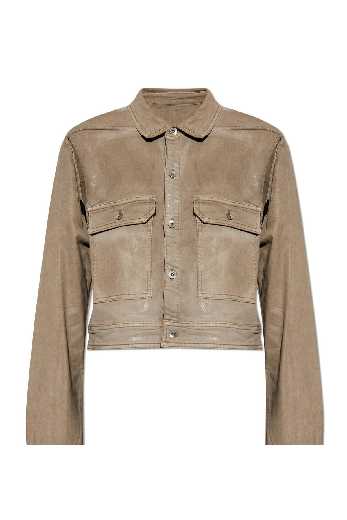 Rick Owens Drkshdw Pink Outershirt Jacket Rick Owens Drkshdw