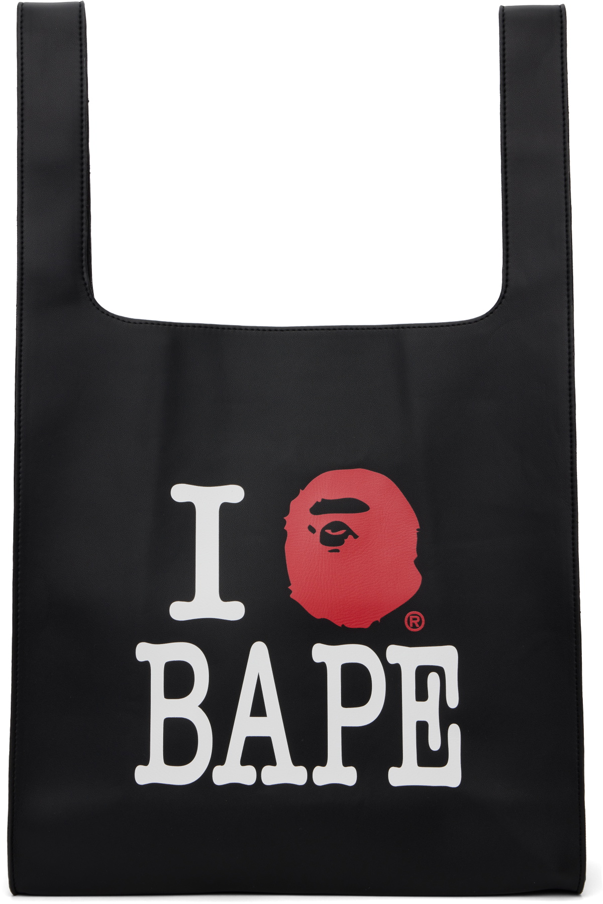 BAPE Black 'I Love BAPE' Tote