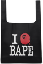 BAPE Black 'I Love BAPE' Tote