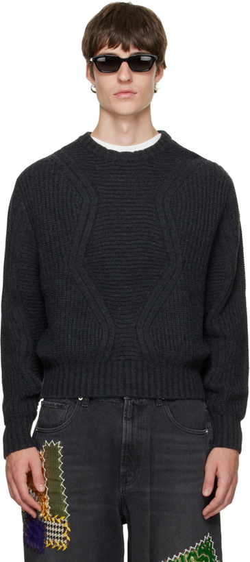 Photo: BLUEMARBLE Gray Chunky Wool Sweater